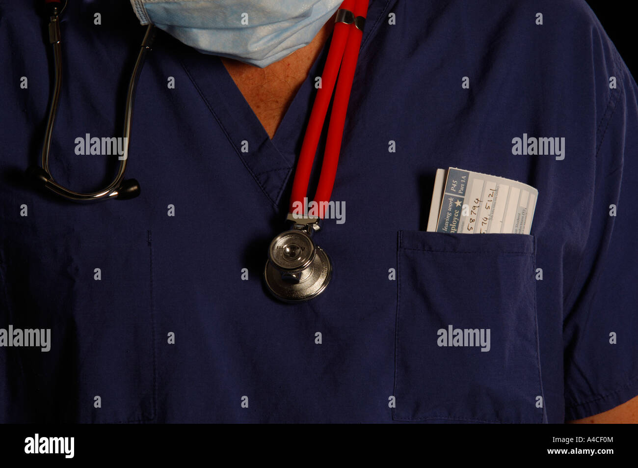 Chirurg entlassen Stockfoto