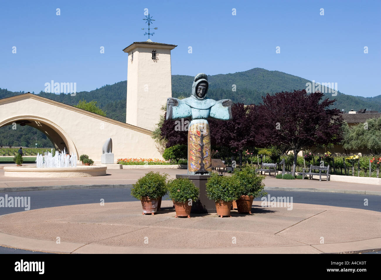 Robert Mondavi Weine Oakville Napa Valley in Kalifornien Stockfoto