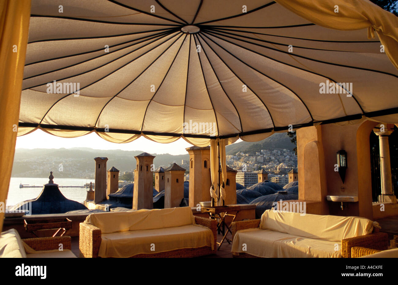 Armenküche Terrasse Stockfoto