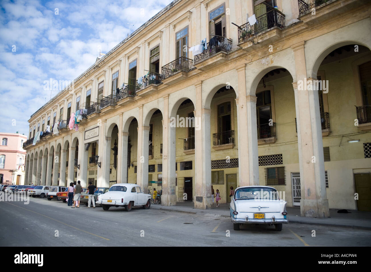 Straßenszene in Alt-Havanna, Kuba Stockfoto