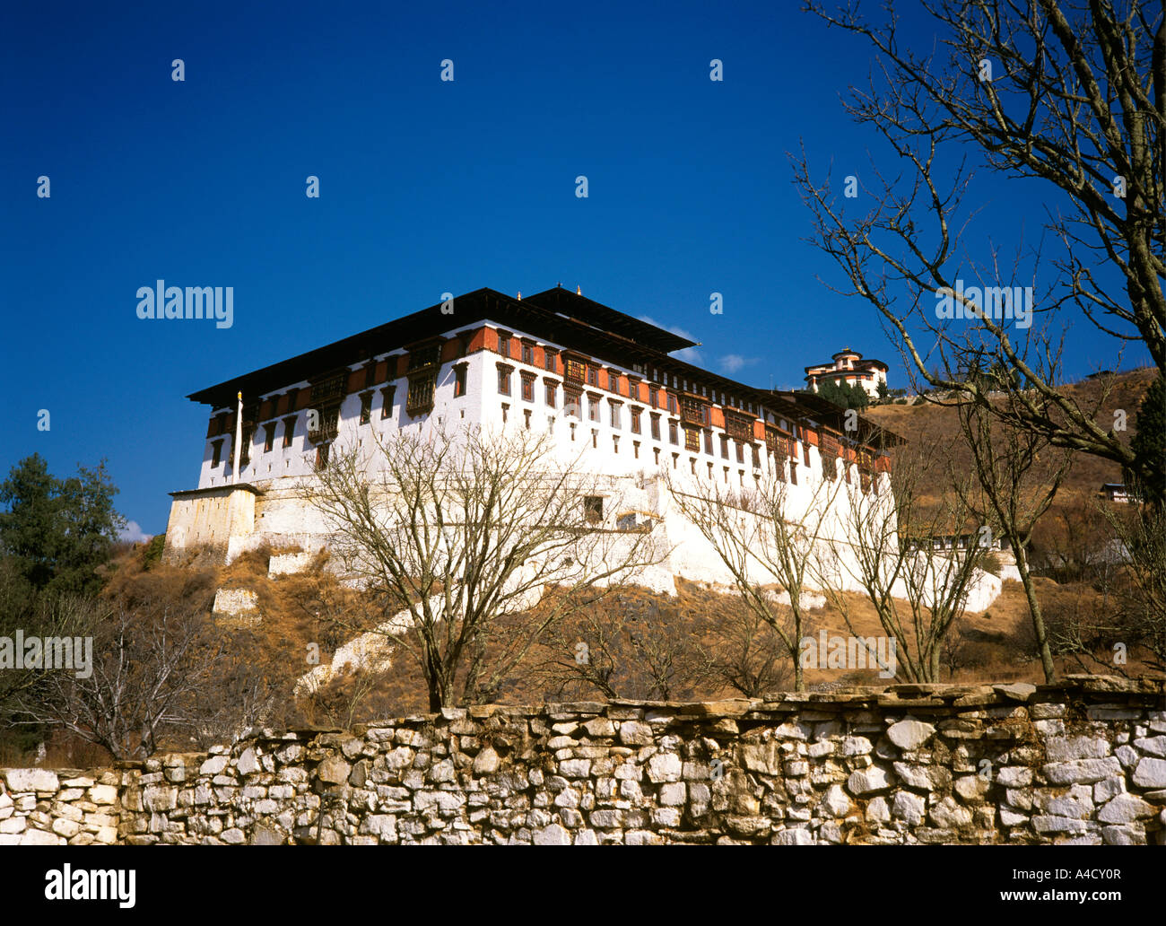 Bhutan Paro Dzong Stockfoto