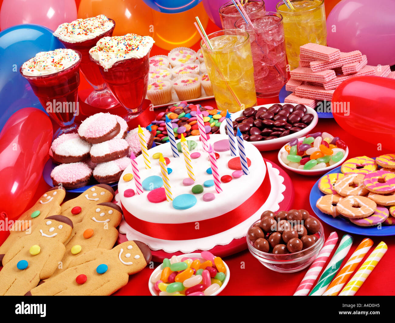 HAPPY BIRTHDAY PARTY Stockfoto