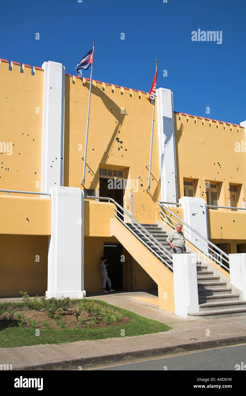 Antiguo Cuartel Moncada Garrison und Museum, Santiago De Cuba, Kuba. Angegriffen von Castro 26. Juli 1953 Stockfoto