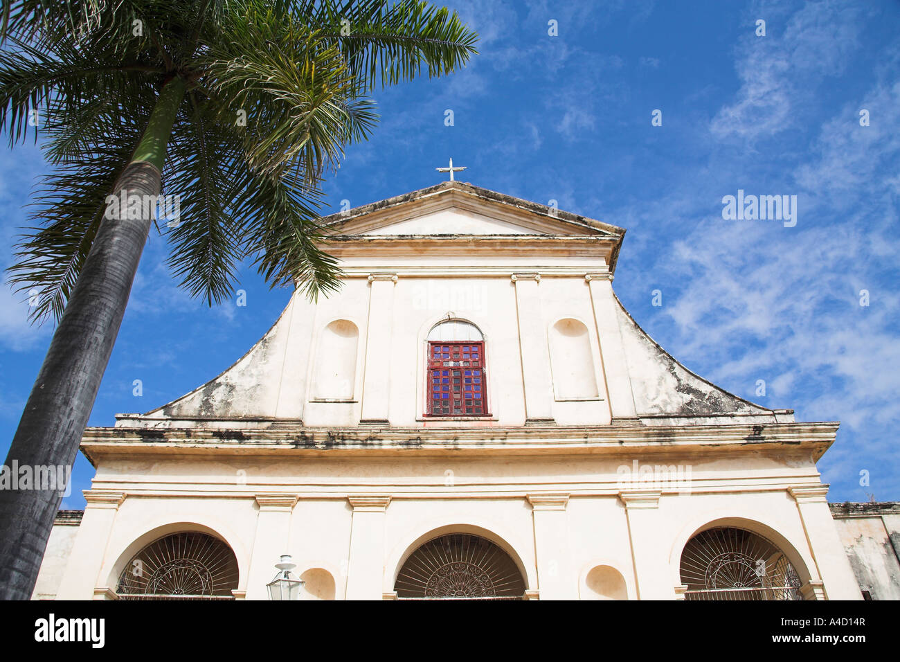 Iglesia de Santisima Trinidad, Parroquial Bürgermeister, Holy Trinity Church, Plaza Mayor, Trinidad, Provinz Sancti Spiritus, Kuba Stockfoto