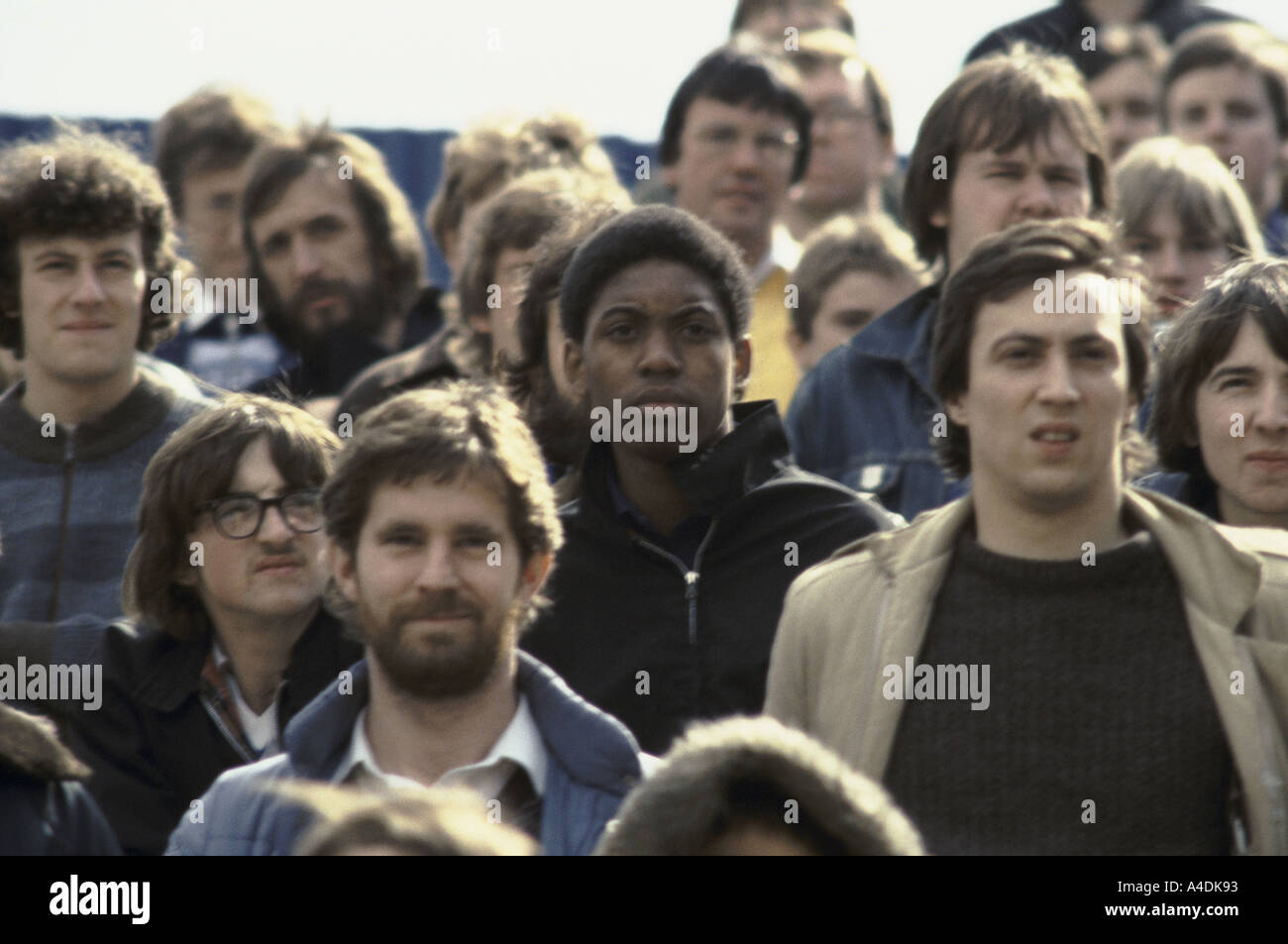 Mischlinge Publikum bei einem Chelsea Football match, London Stockfoto