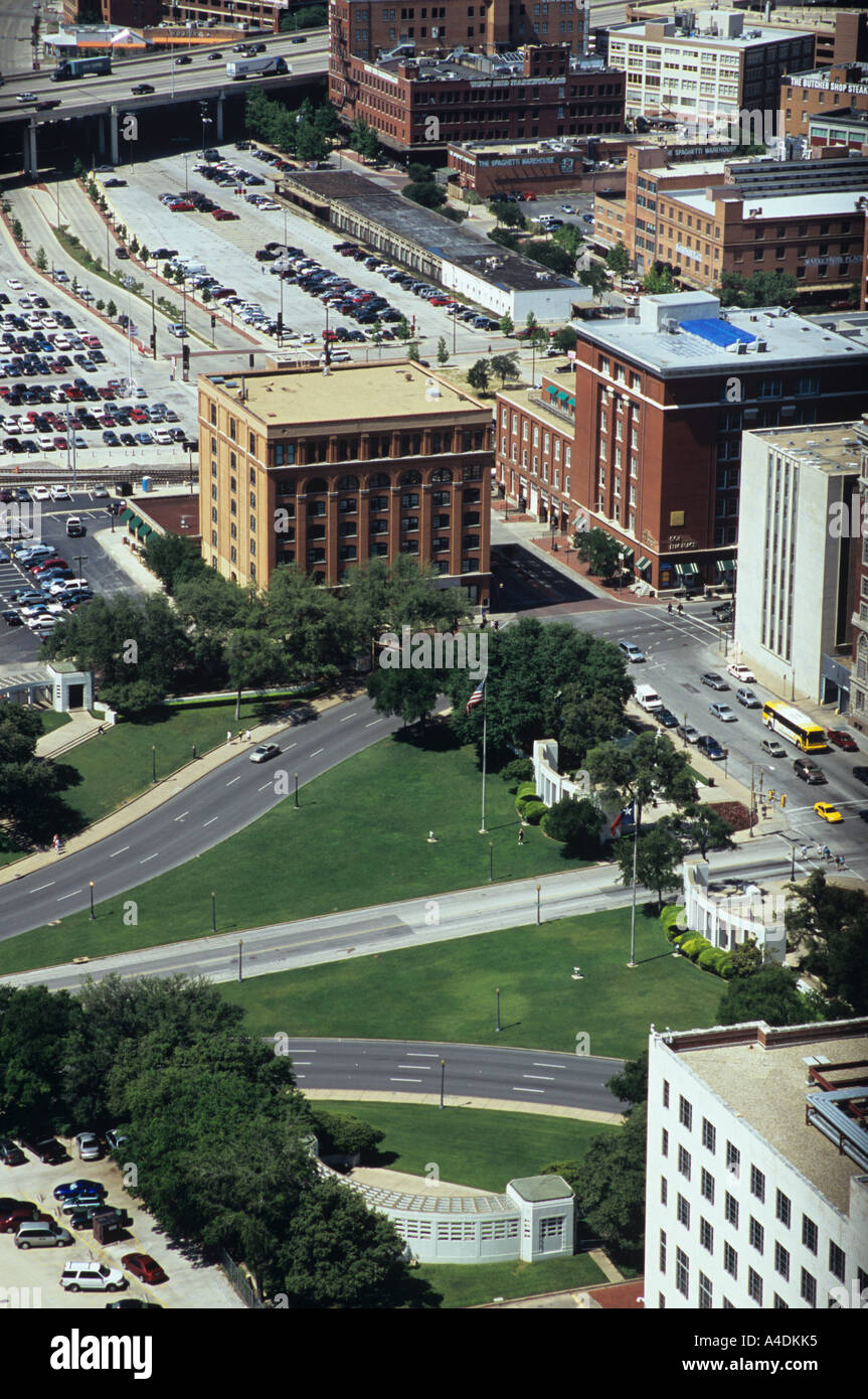 Blick auf Texas Buch Depot- und JFK Attentat Website, Dallas, USA Stockfoto