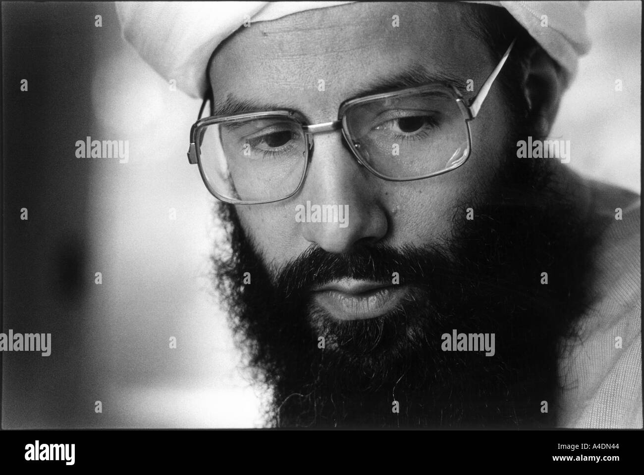 Porträt des Usuf Islam, formal der Sänger Cat Stevens Stockfoto