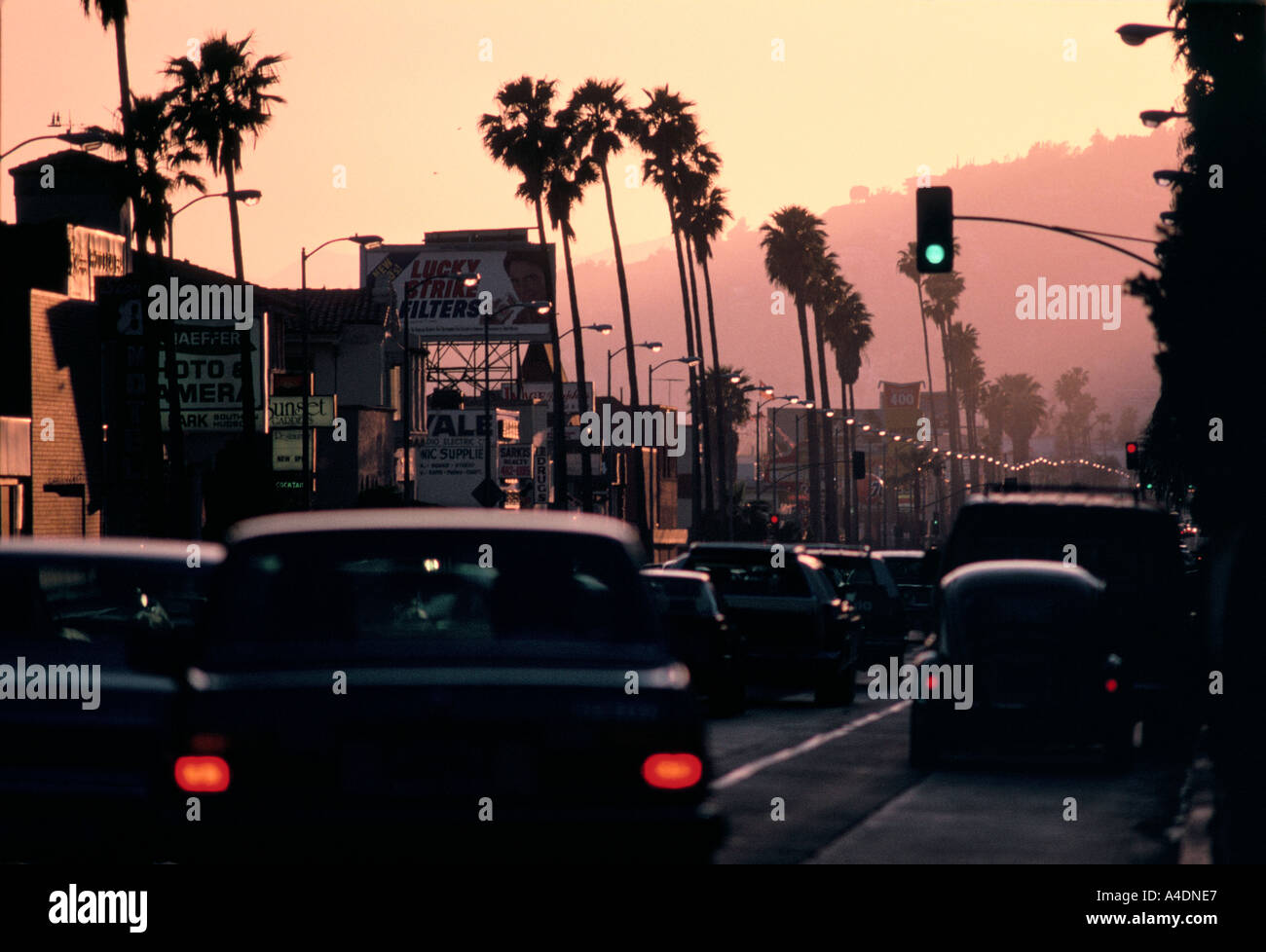 Verkehr, Los Angeles, USA Stockfoto