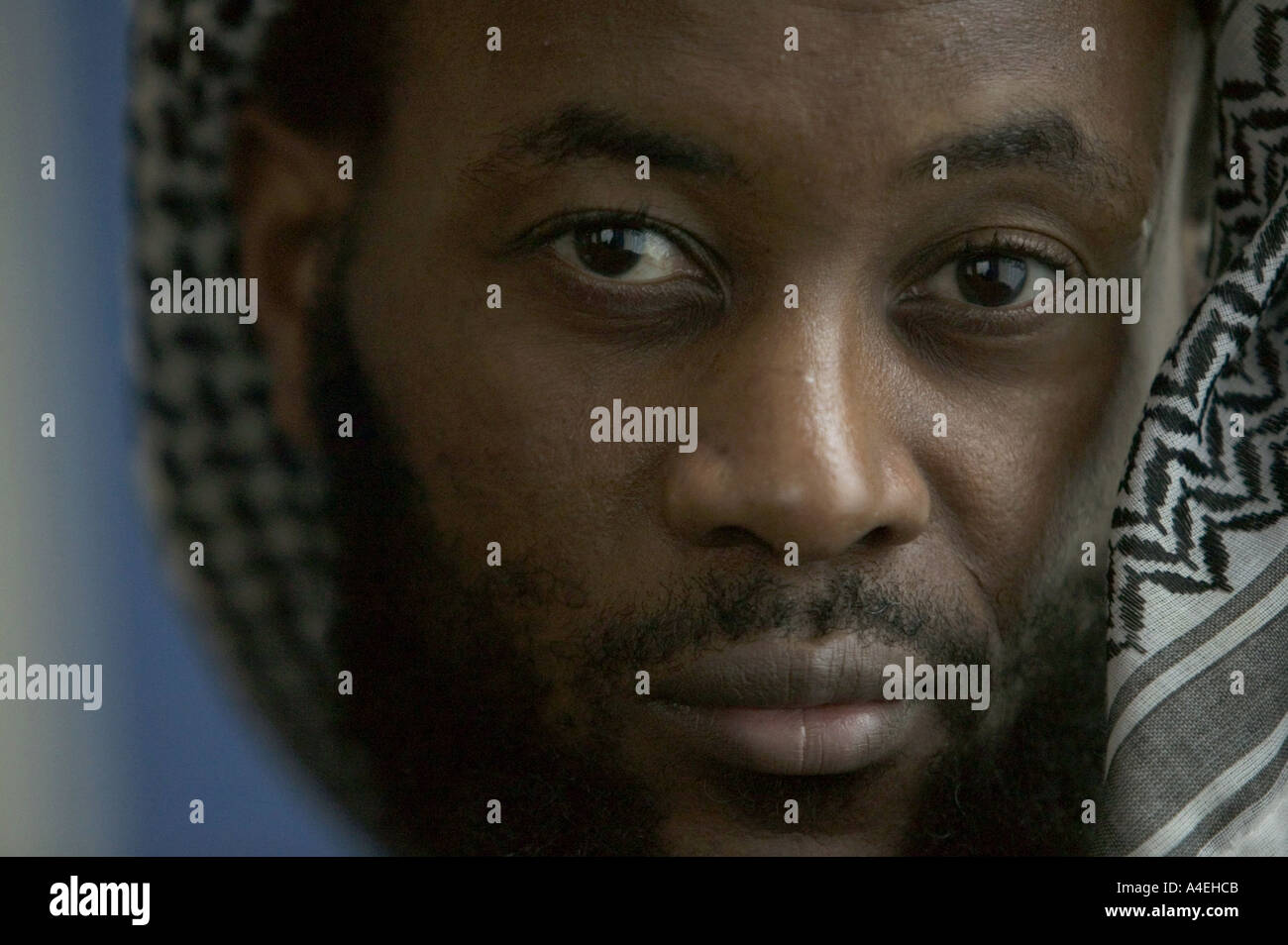 Martin Mubangu, die von dem amerikanischen aus Guantanamo Bucht ohne Gebühr am 25 01 2005 nach drei Jahren Haft entlassen wurde Stockfoto