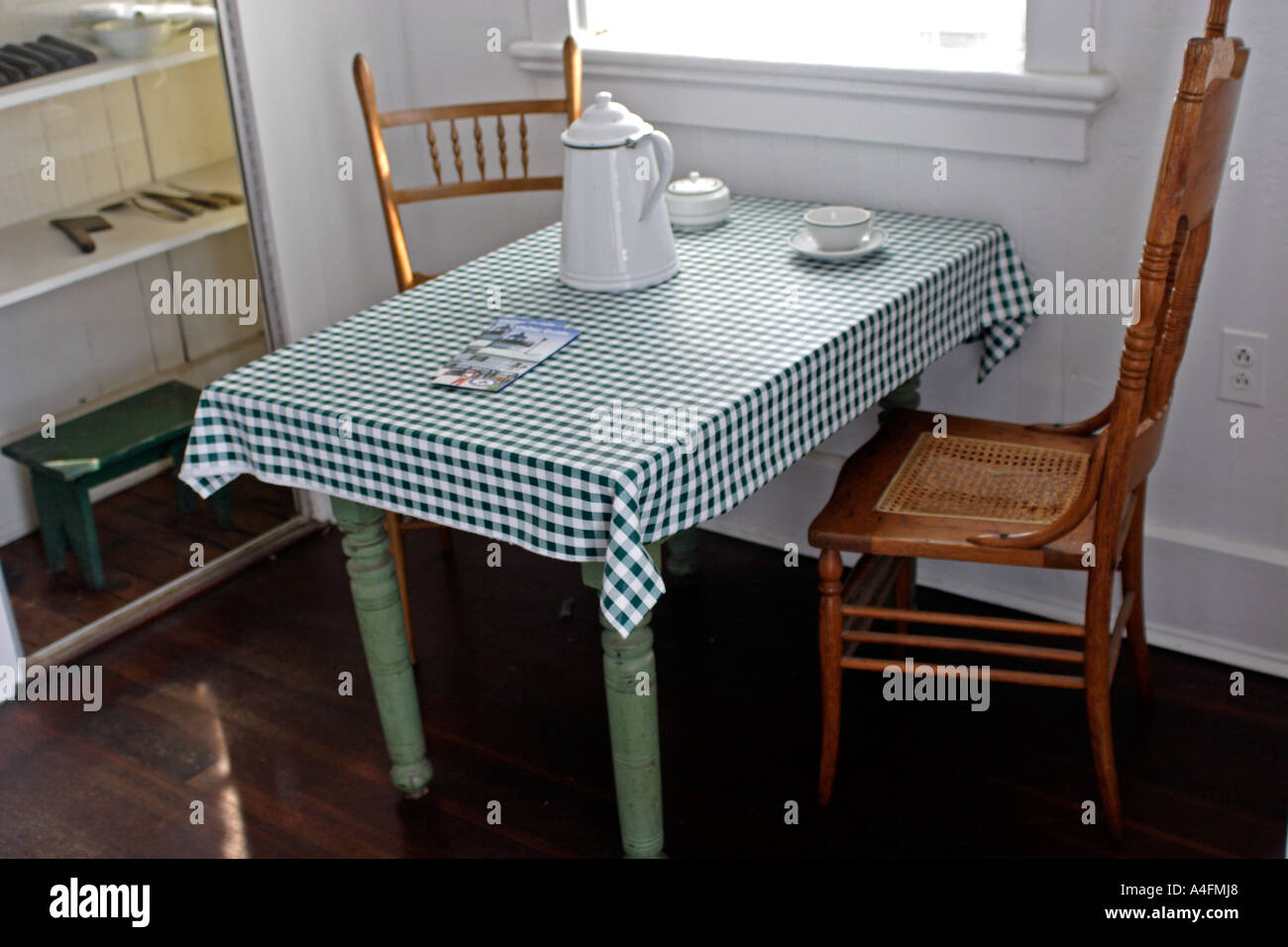Frühstücksecke Stockfoto