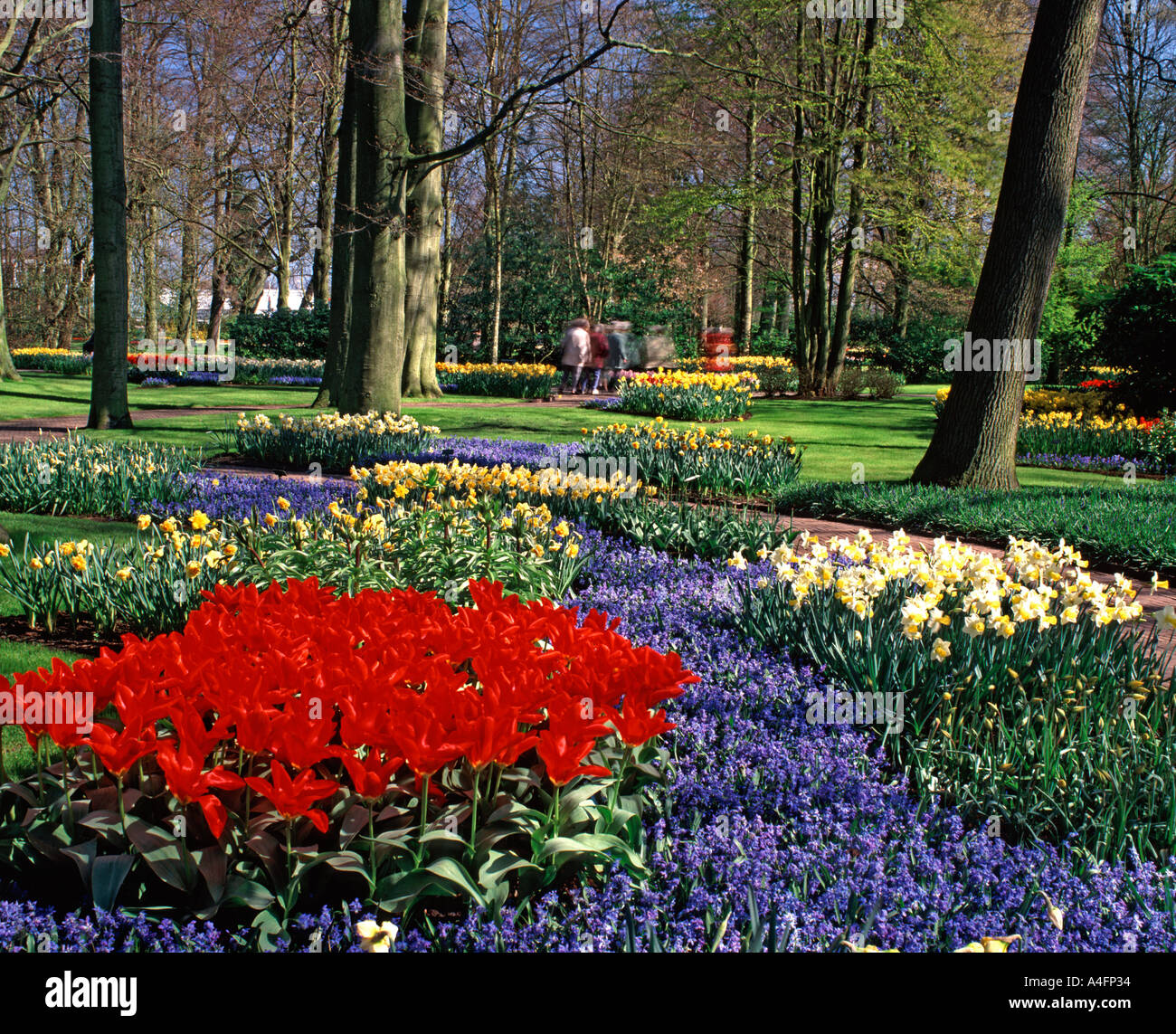 Keukenhof Gärten, Lisse, Niederlande Stockfoto