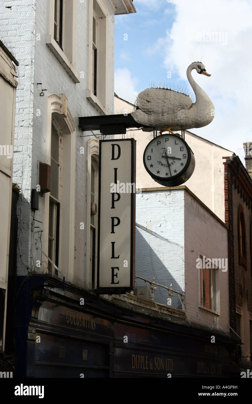 Swan Lane, Norwich, Norfolk Stockfoto