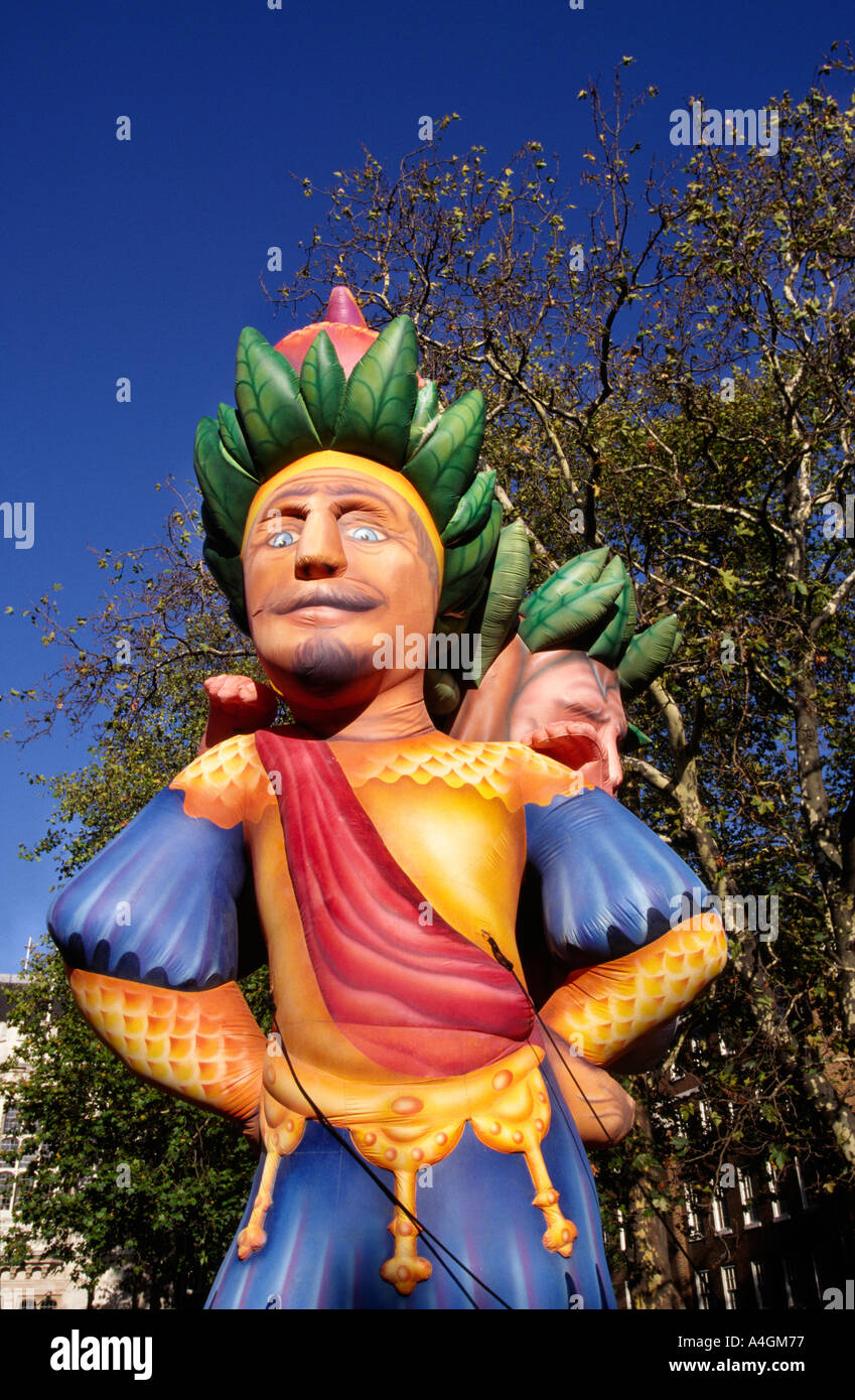 Oberbürgermeister von London zeigen Gog und Mago Stockfoto