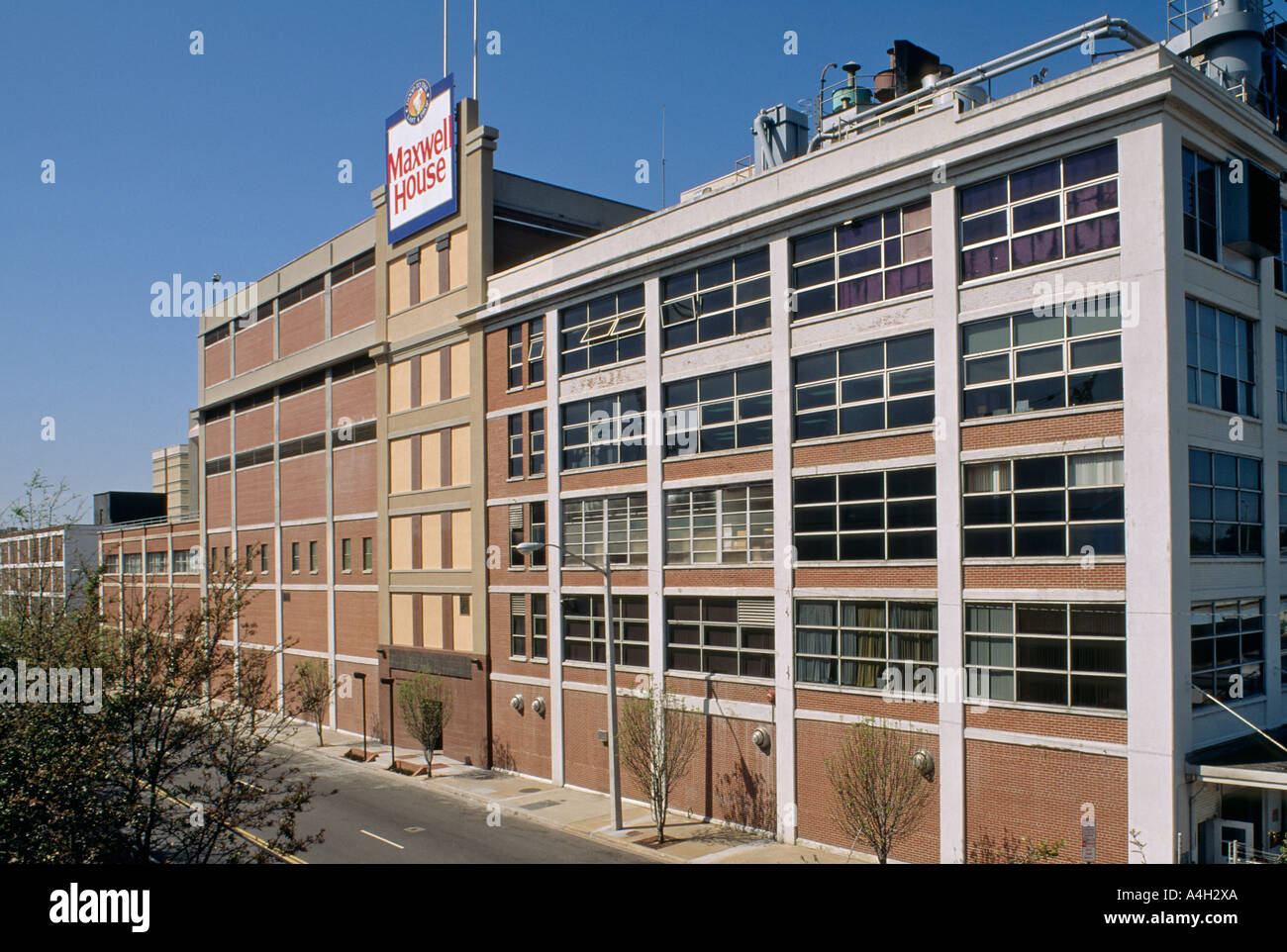 Maxwell House Kaffeepflanze in Jacksonville Florida USA Stockfoto