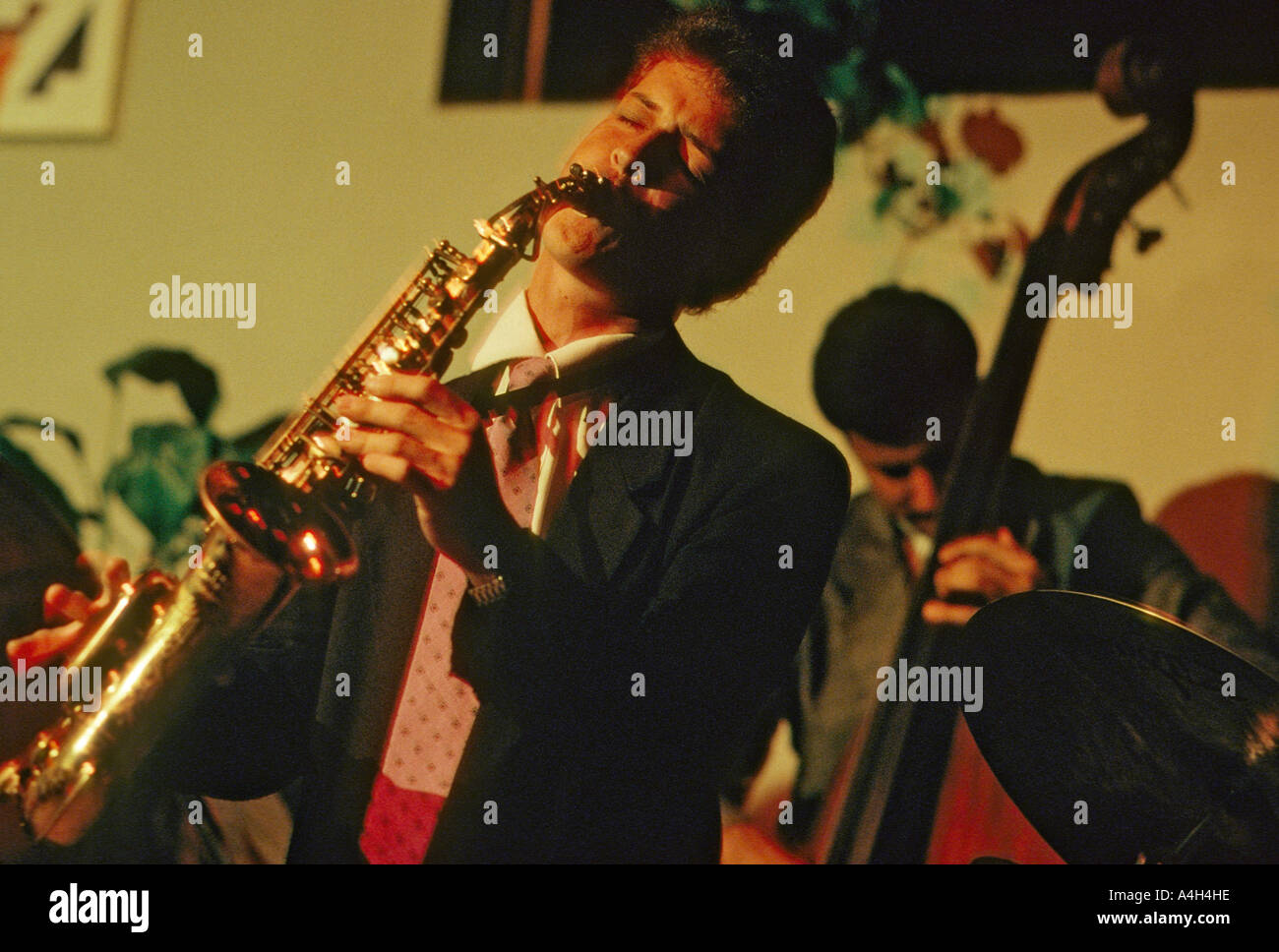 Jazz Musikern in einem Club in Florida USA Stockfoto