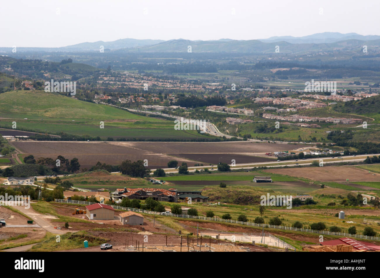 Ein Blick von der Ronald Reagan Presidential Library, Simi Valley, Kalifornien Stockfoto