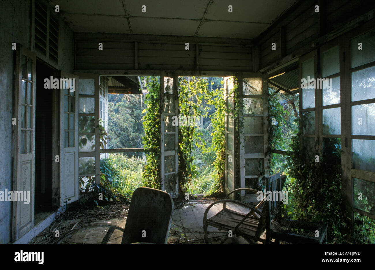 Altes Haus Maxwell Hill Malaysia Stockfoto