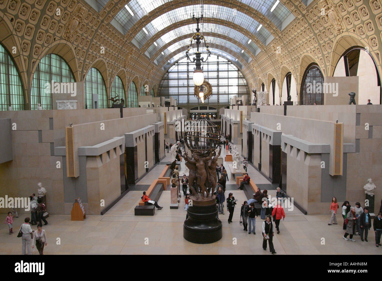 Der wichtigsten Erdgeschoss Eingangshalle des Musee d'Orly. Stockfoto