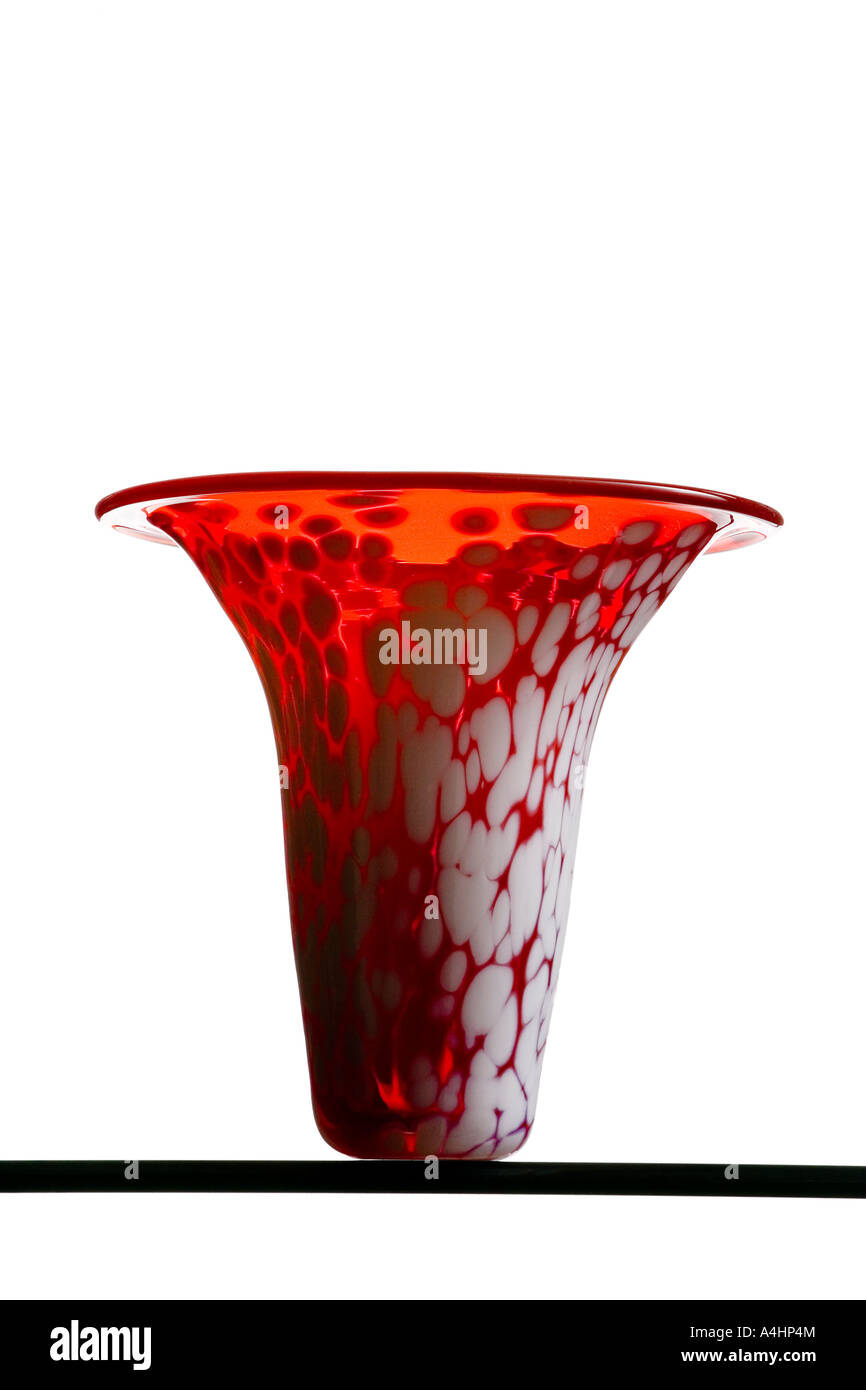 Geblasenes Glas Stockfoto