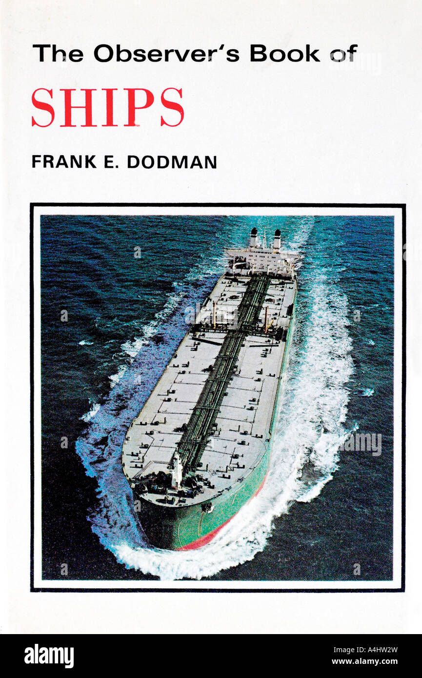 Die Beobachter-Buch von Schiffen der 1970er Jahre nur zu redaktionellen Zwecken Stockfoto