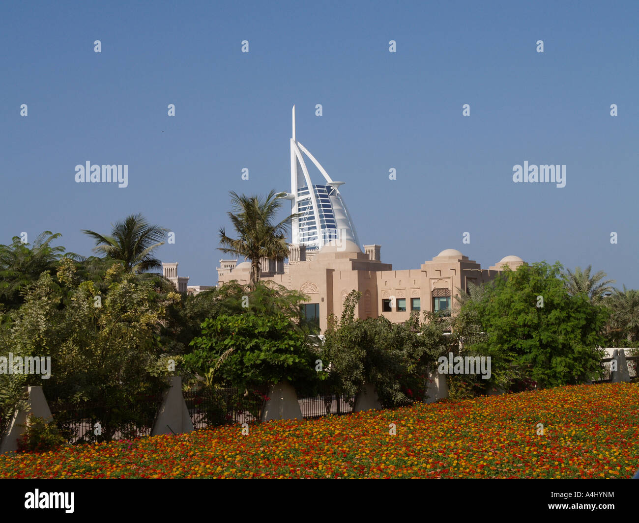 Sevenstar Hotel Burj al Arab in Dubai, Hotel Madinat Jumeirah Stockfoto