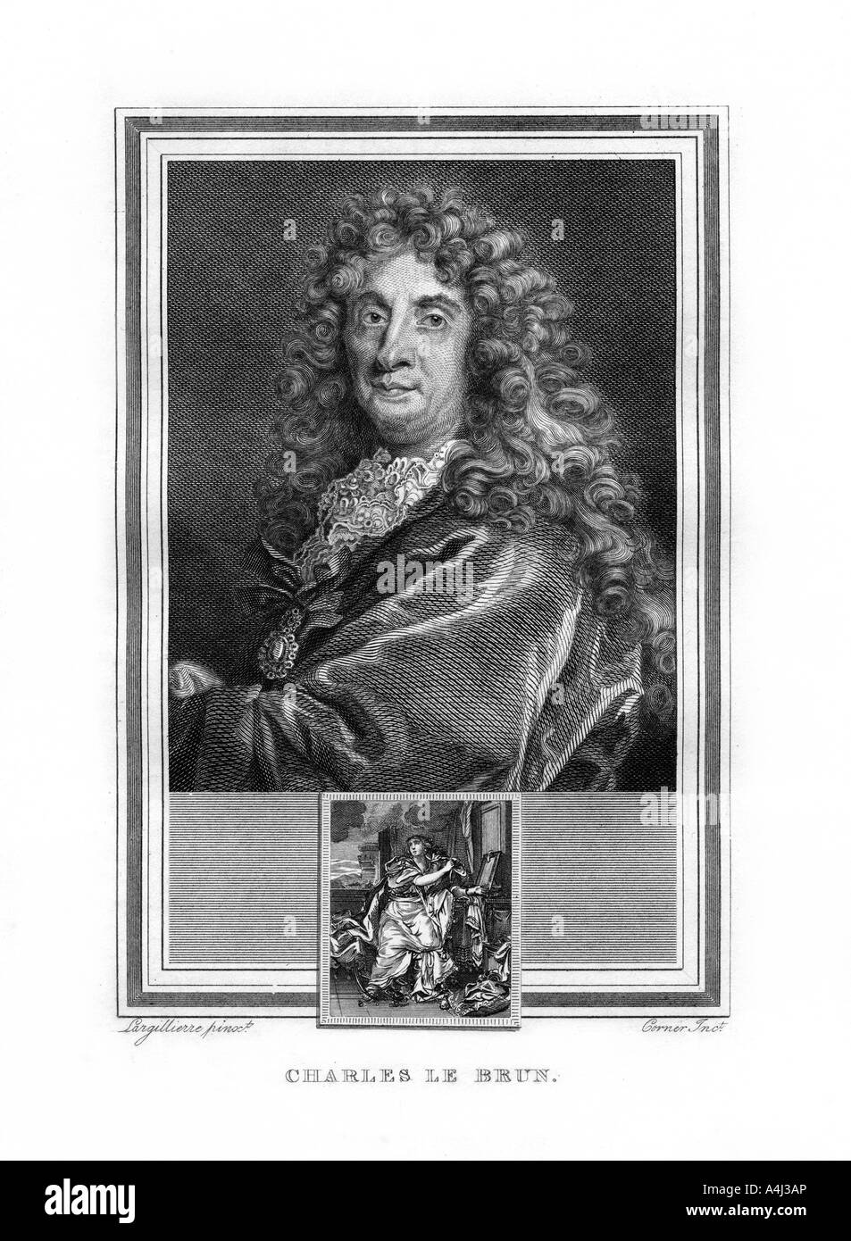 Charles Le Brun, französischer Barock Maler, (1825). Artist: John Ecke Stockfoto