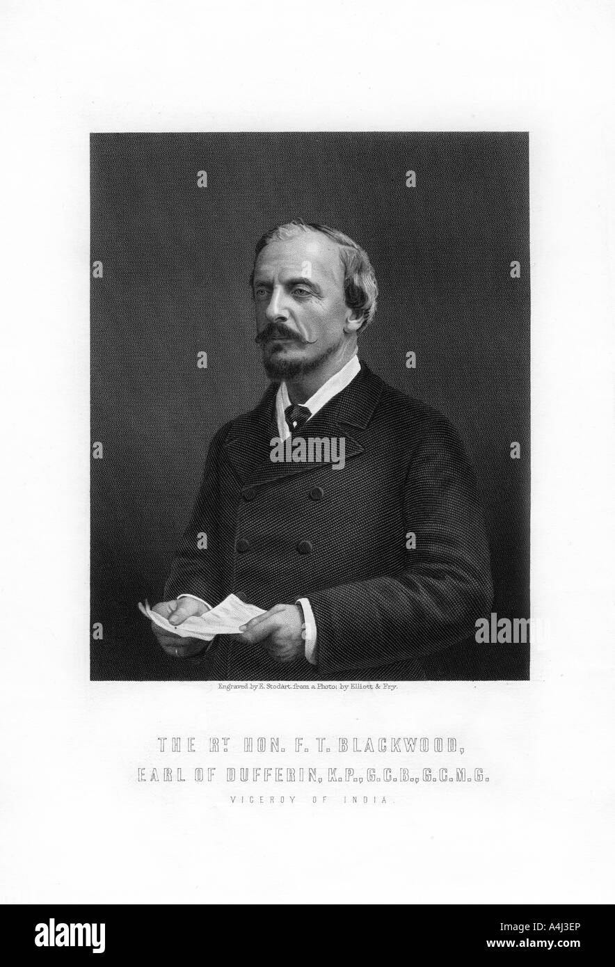 Frederick Temple Blackwood, Earl of Dufferin, Britische Öffentlichkeit Knecht, 1893 Künstler: E Stodart Stockfoto