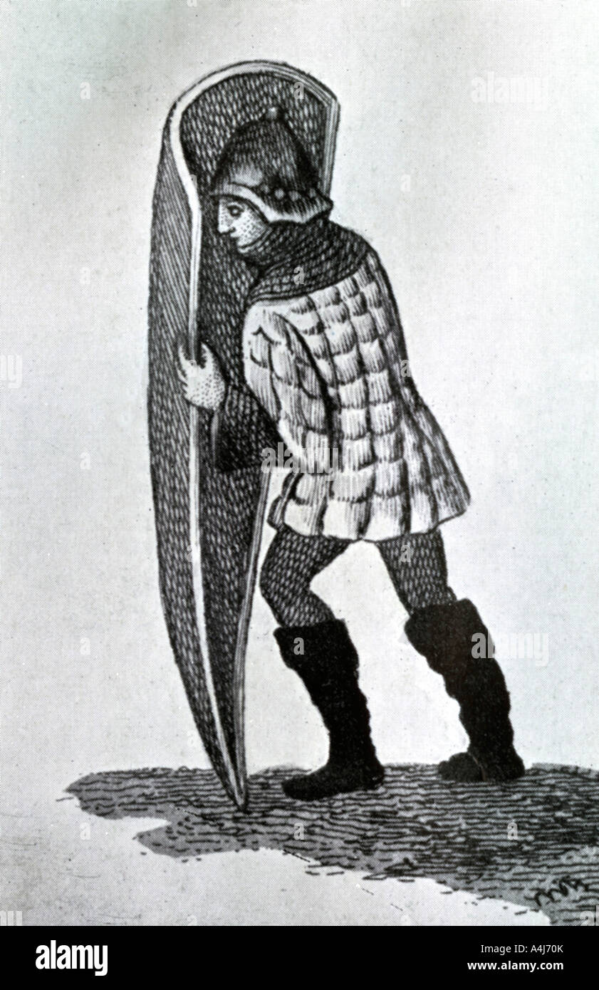 Die militärische Pourpoint, 15. Jahrhundert, (1910). Artist: Unbekannt Stockfoto
