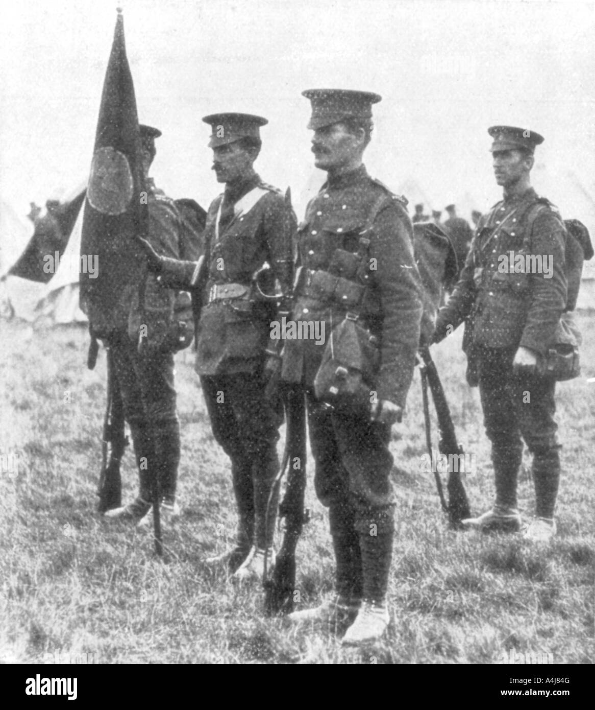 Männer von Princess Patricia's Canadian Light Infantry, 1915. Artist: Unbekannt Stockfoto