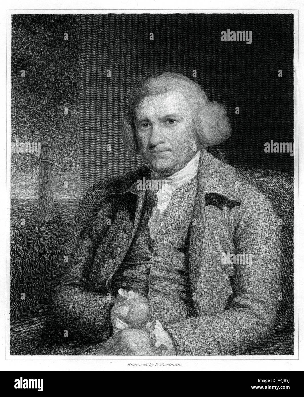 John Smeaton, Englischer Bauingenieur, (1833). Artist: R Woodman Stockfoto