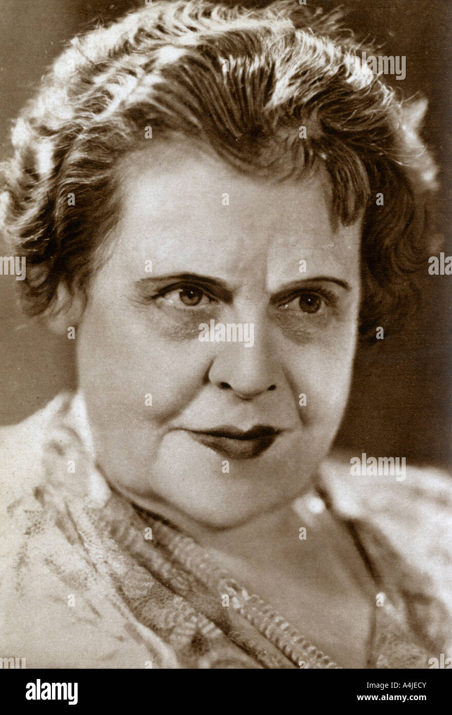 Marie Dressler, kanadische Schauspielerin, 1933. Artist: Unbekannt Stockfoto