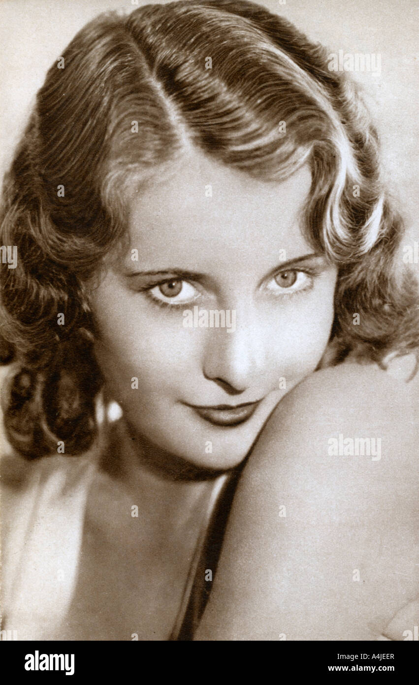 Barbara Stanwyck, US-amerikanische Film- und Fernsehschauspielerin, 1933. Artist: Unbekannt Stockfoto