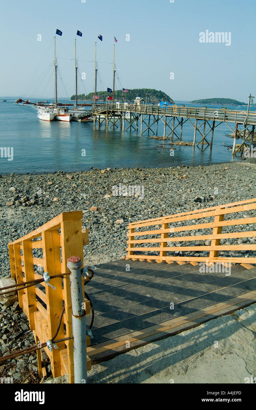 Bar Harbor, Maine Stockfoto