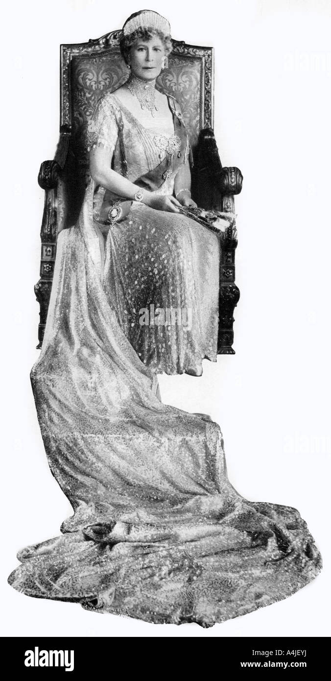 Maria von Teck, Königin von George V des Vereinigten Königreichs, c 1930. Artist: Unbekannt Stockfoto