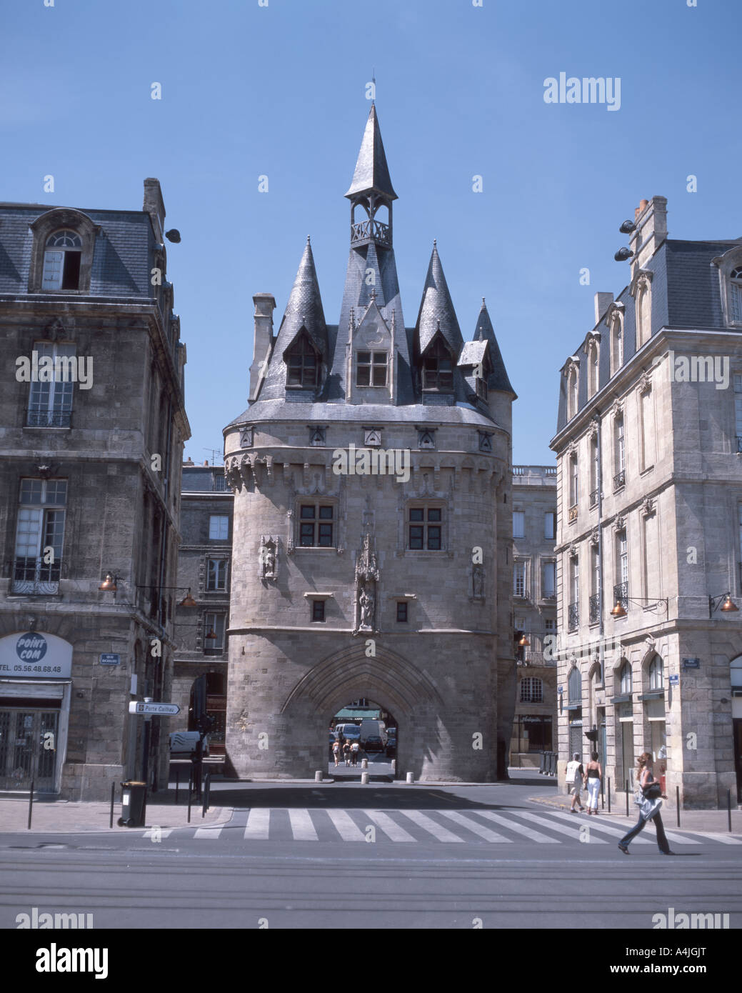 Porte Cailhau, Bordeaux, Gironde. Aquitaine, Frankreich Stockfoto