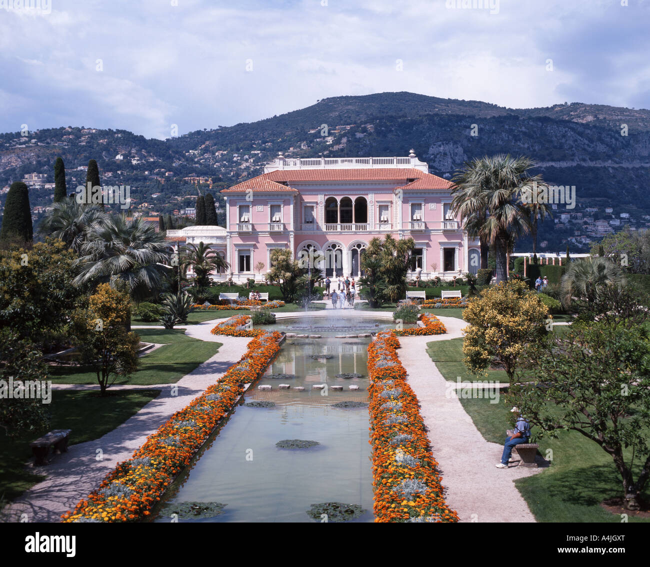 Villa Ephrussi De Rothschild, Saint-Jean-Cap-Ferrat, Alpes Maritimes, Provence-Alpes-Côte d ' Azur, Frankreich Stockfoto