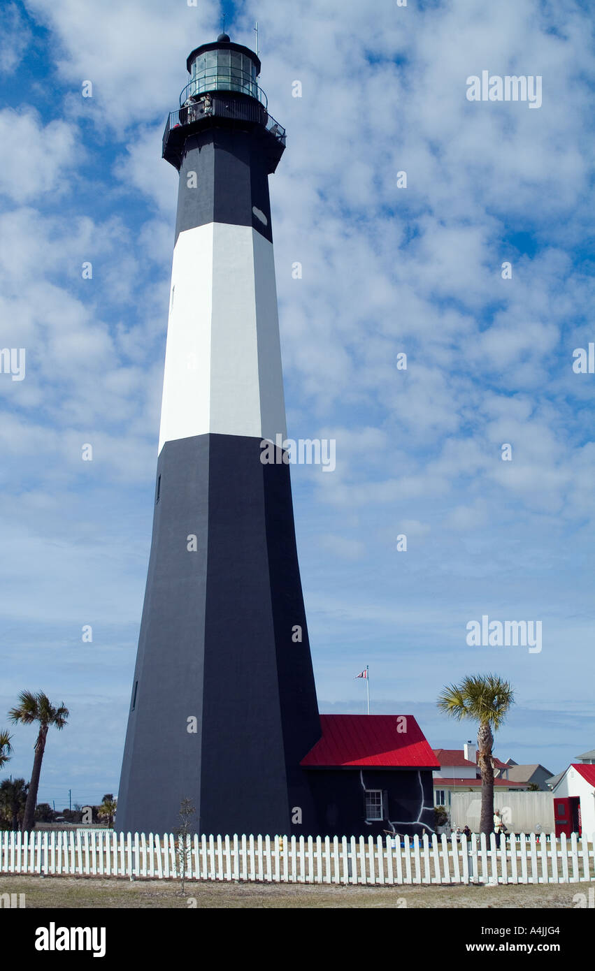 Tybee Island Lighthouse Station, Georgia, 1732. Stockfoto