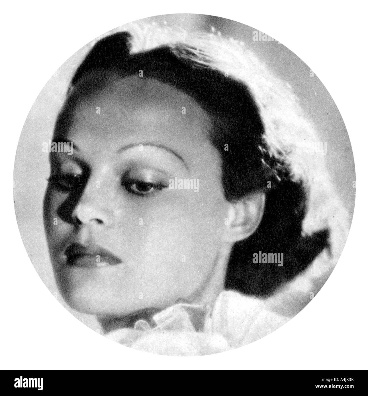 Katherine DeMille, Kanadische geboren, US-amerikanische Schauspielerin, 1934-1935. Artist: Unbekannt Stockfoto