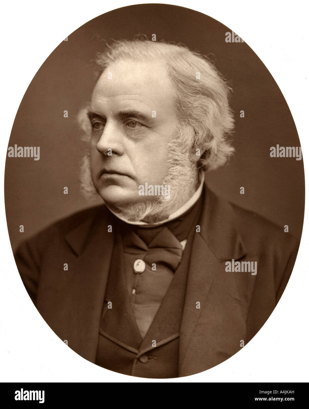 Rechts Hon John Bright, MP für Birmingham, 1876. Artist: Sperren & Whitfield Stockfoto