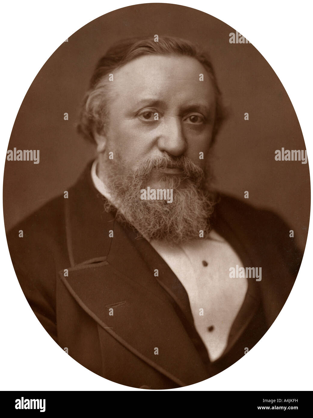 Benjamin Ward Richardson, britischer Schriftsteller und Arzt über die medizinische Geschichte, 1883 Künstler: Lock & Whitfield Stockfoto