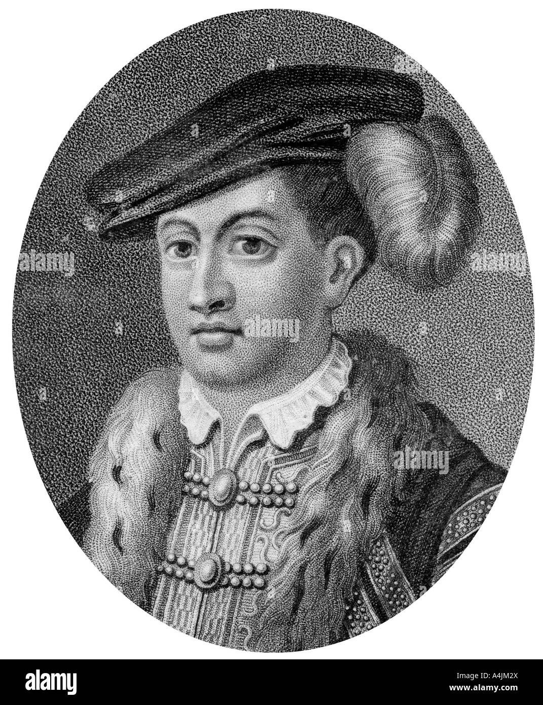 Edward VI., König von England, (1804). Artist: J Chapman Stockfoto