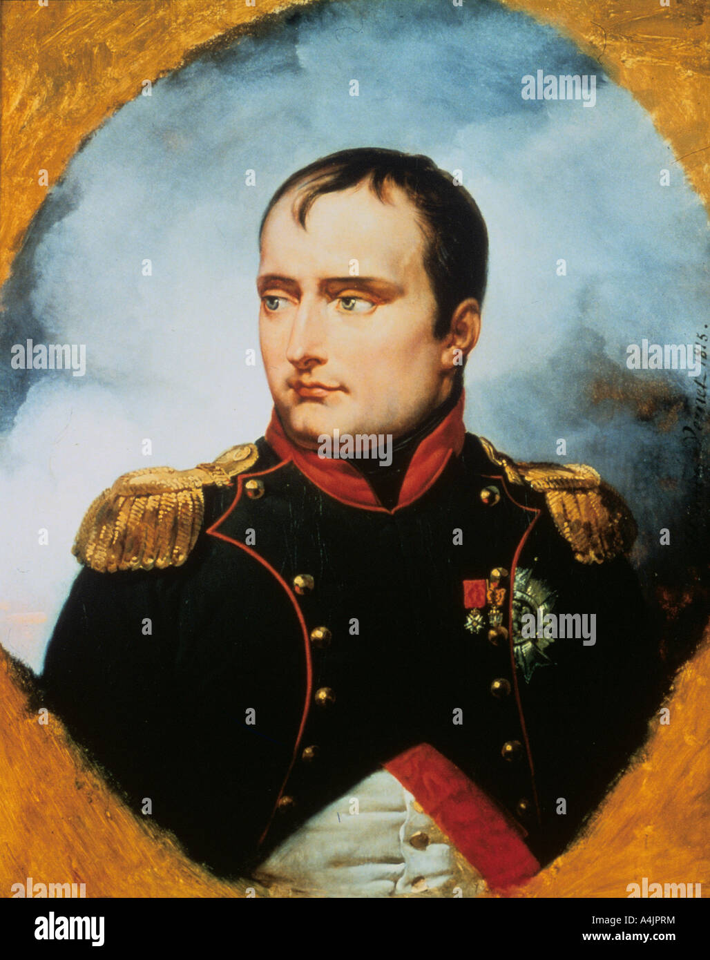 "Der Kaiser Napoleon I.", 1815. Schöpfer: Émile Jean-Horace Vernet. Stockfoto