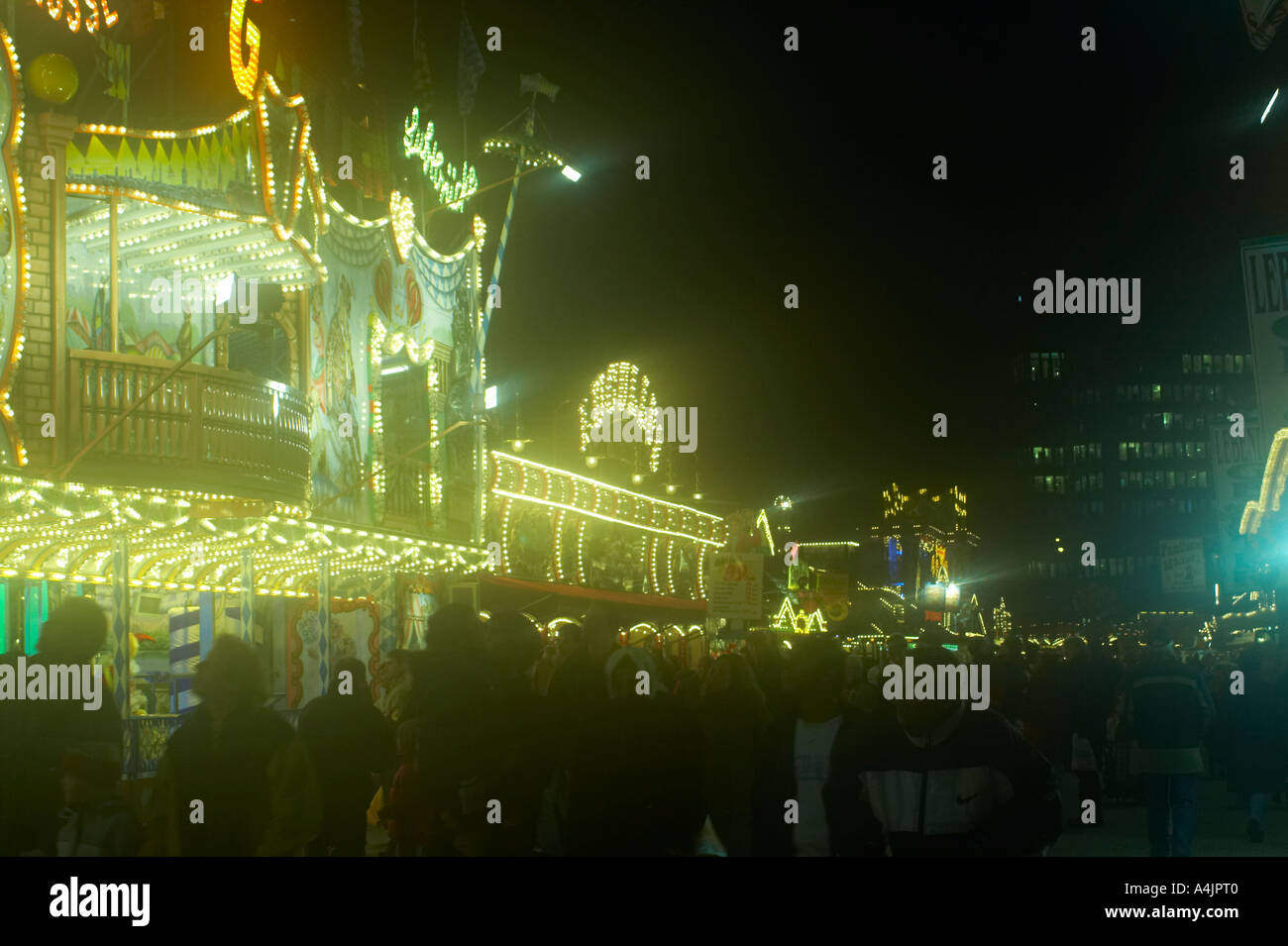 Freizeitpark in Hamburg – Dom. Stockfoto