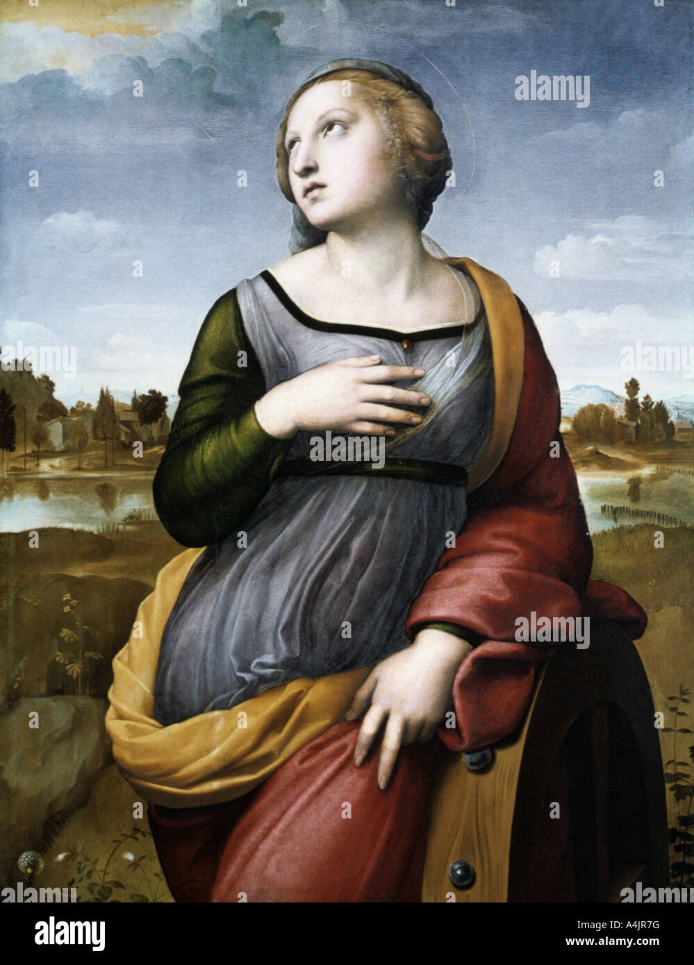 'Saint Katharina von Alexandria', c 1507. Artist: Raphael Stockfoto