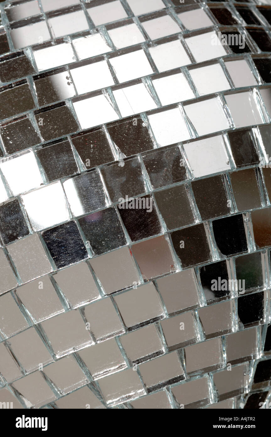 Spiegel-Kugel-detail Stockfoto