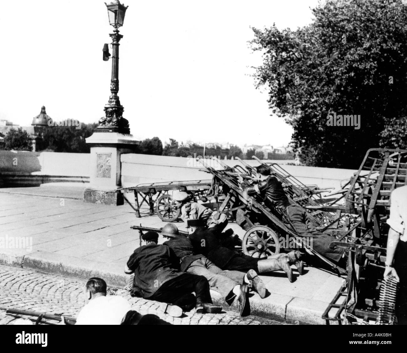 Die Befreiung von Paris, August 1944. Artist: Unbekannt Stockfoto