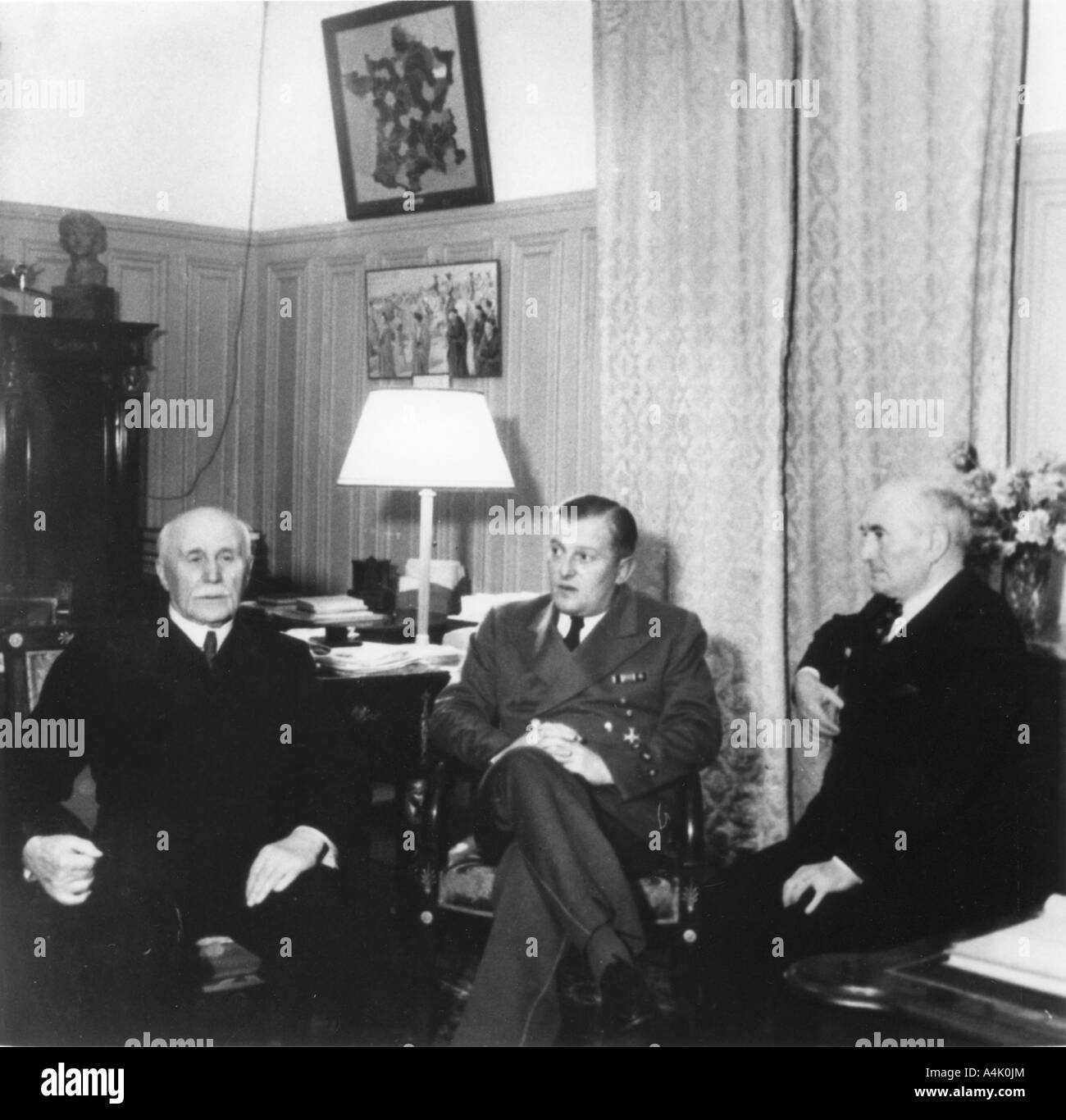 Führer von Vichy Frankreich, c 1941-1942. Artist: Unbekannt Stockfoto