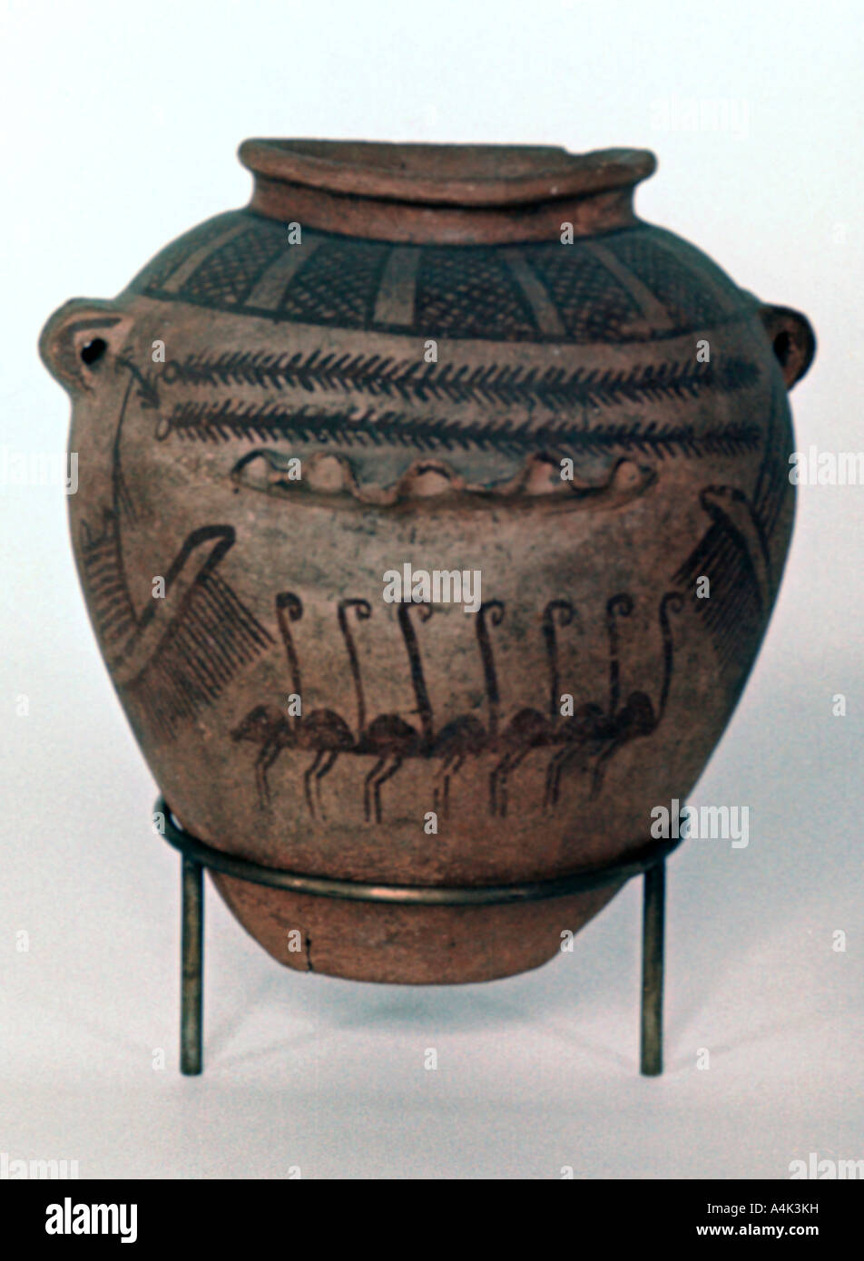 Prähistorischen Periode container, Ägypten, c 3500-3200 v. Chr.. Artist: Unbekannt Stockfoto