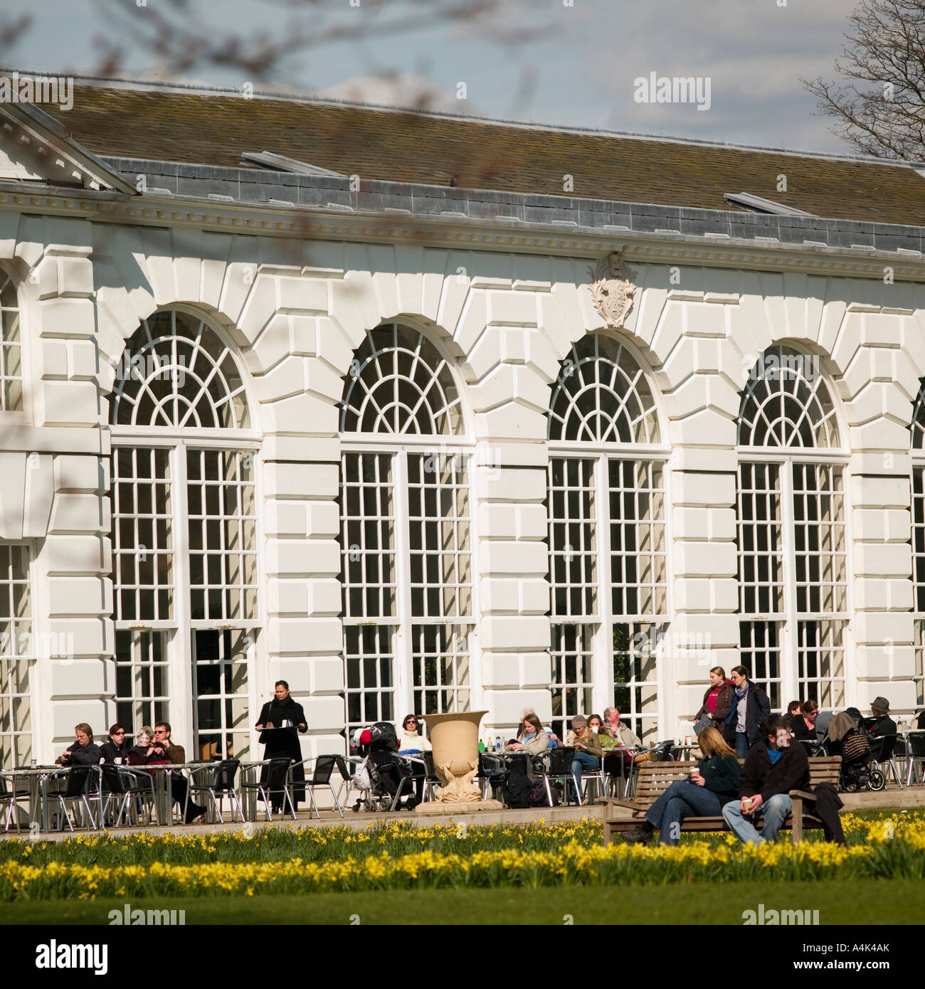 Kew Gardens die Orangerie April 2006 Stockfoto
