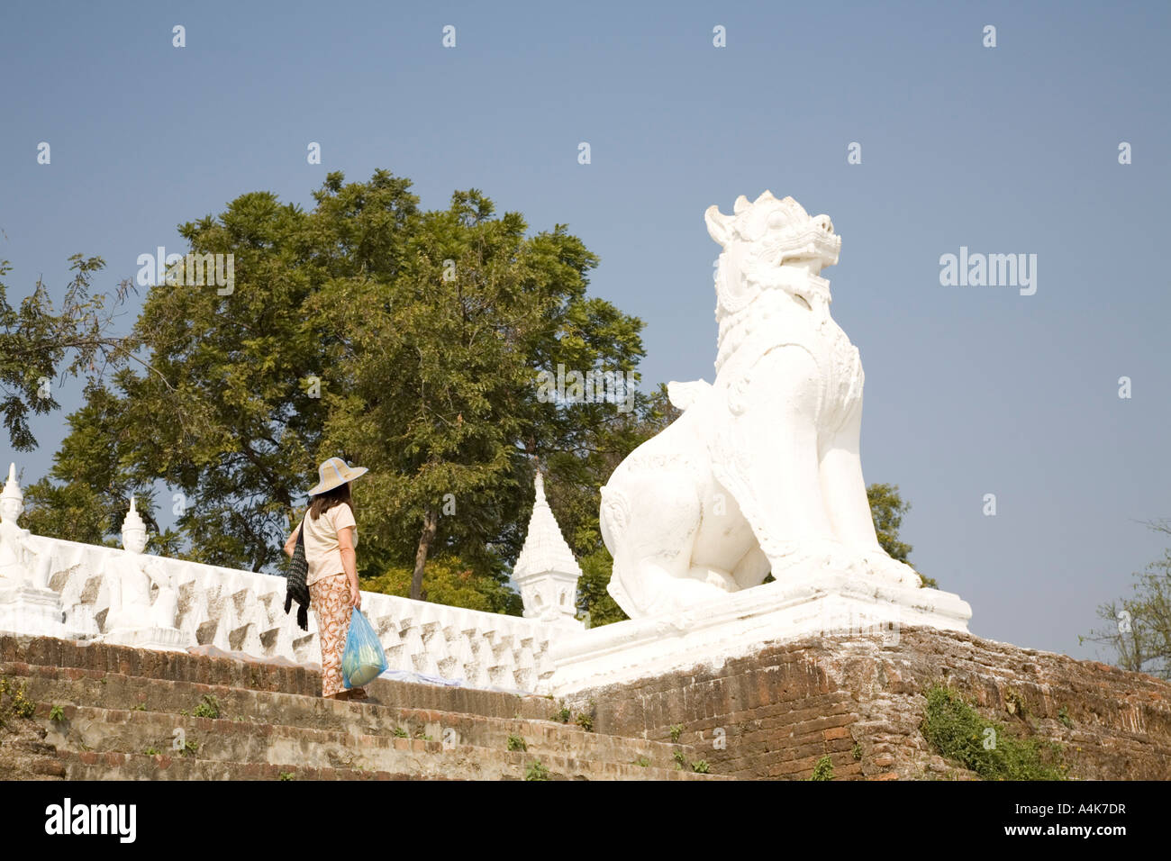 Settawya Paya, Mingun, Myanmar Stockfoto